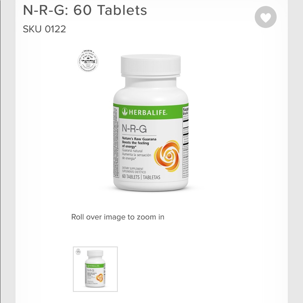 Nrg pills
